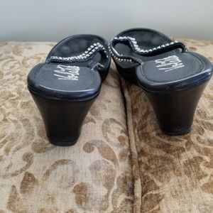 Volatile Shoes - Volatile Rhinestone Wedge Sandals, Size 8 Volatile Shoes - Volatile Rhinestone Wedge Sandals, Size 8